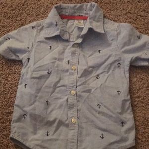 Carter’s button up short sleeve shirt